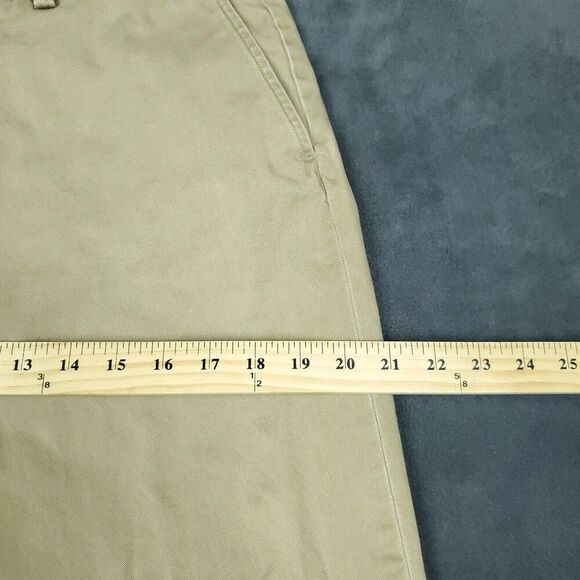 Polo Ralph Lauren Pants Mens 32x28 Classic Fit Chino Flat Front Beige Khaki - Picture 9 of 16